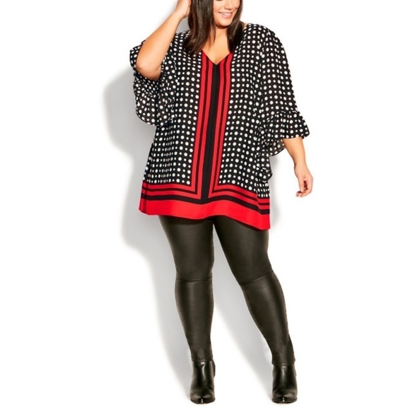 AVENUE Strike A Pose Tunic Top Size 14 NWT (R05.5) - Picture 3 of 7